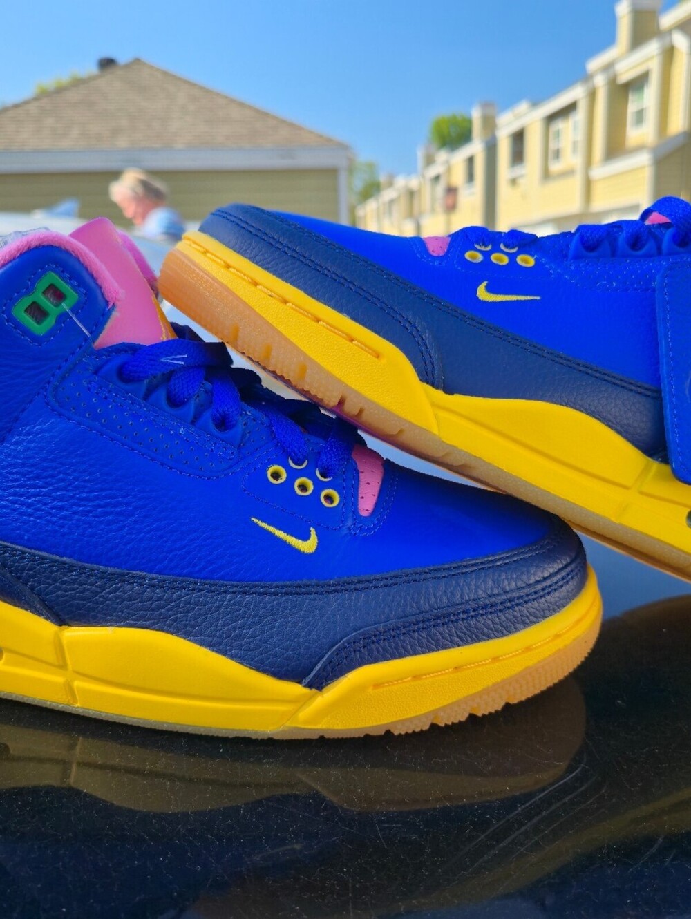 Nike Air Jordan 3 Brazil Retro 2016 Mens Shoes Sneakers Deadstock No Box Size 5 - Picture 2 of 9